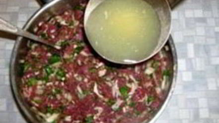 Рецепт фарша для хинкали