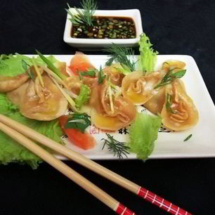 Рецепт Китайских паровых пельменей