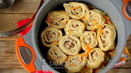 Рецепт ленивых пельменей на сковороде