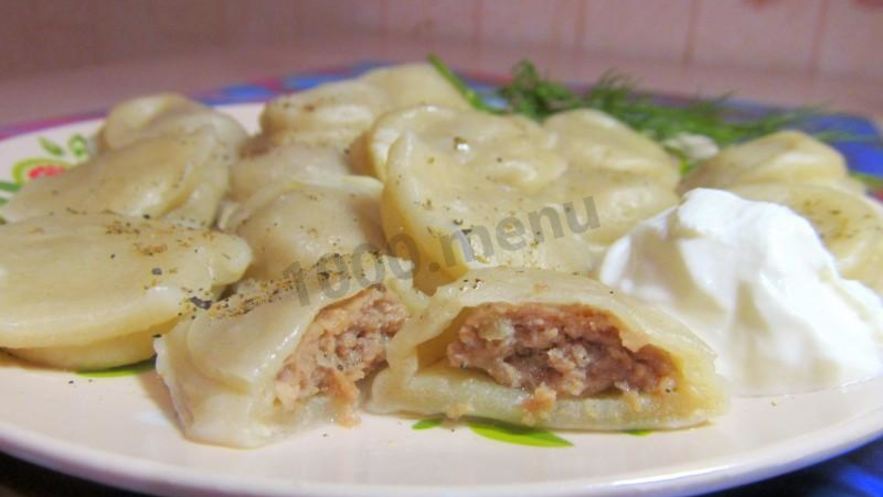 Рецепт пельменей из заварного теста