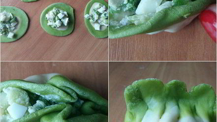 Рецепт пельменей изумрудных гребешки