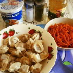 Рецепт Пельменей на пару