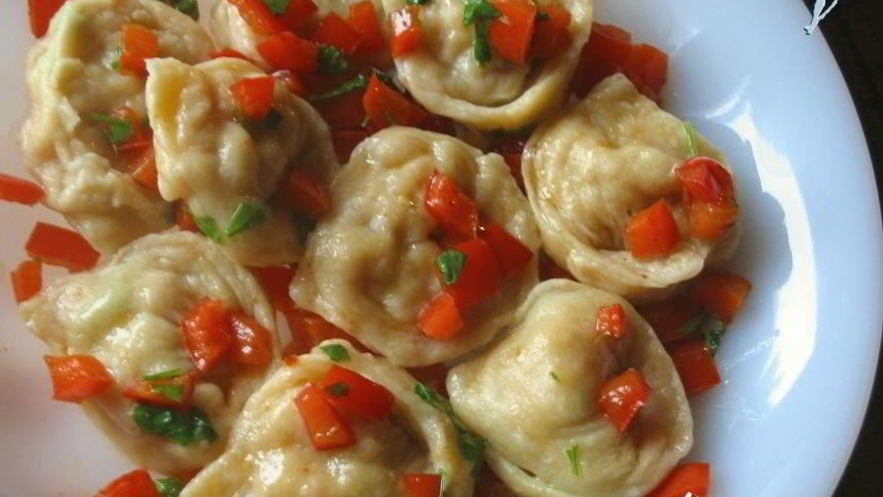 Рецепт пельменей с креветками