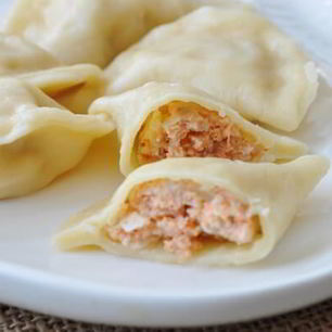 Рецепт Пельменей с лососем