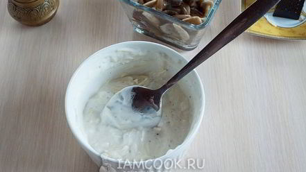 Рецепт пельменей с опятами и сыром в духовке