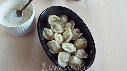 Рецепт пельменей с опятами и сыром в духовке