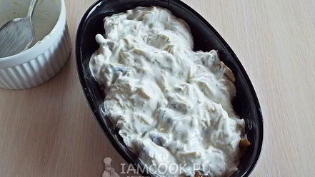 Рецепт пельменей с опятами и сыром в духовке