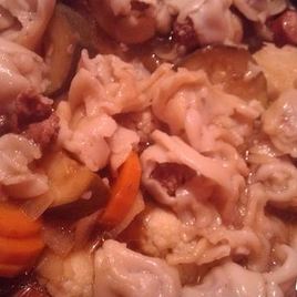 Рецепт Пельменей с овощами