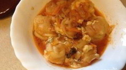 Рецепт пельменей в горшочке в духовке