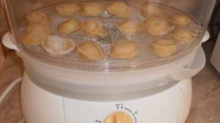 Рецепт пельменей в пароварке