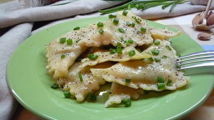 Рецепт постных пельменей с кабачками