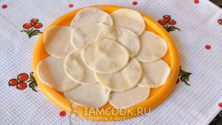 Рецепт постных пельменей