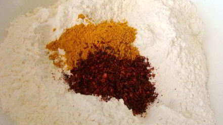 Рецепт постных цветных хинкали к 8 марта