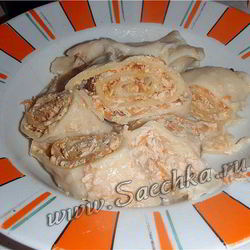 Рецепт Рулета пельменного