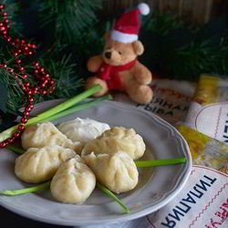 Рецепт Рыбных пельменей Елочки