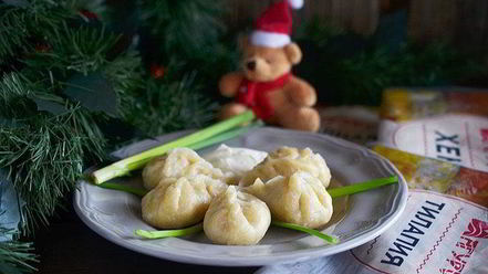 Рецепт рыбных пельменей елочки