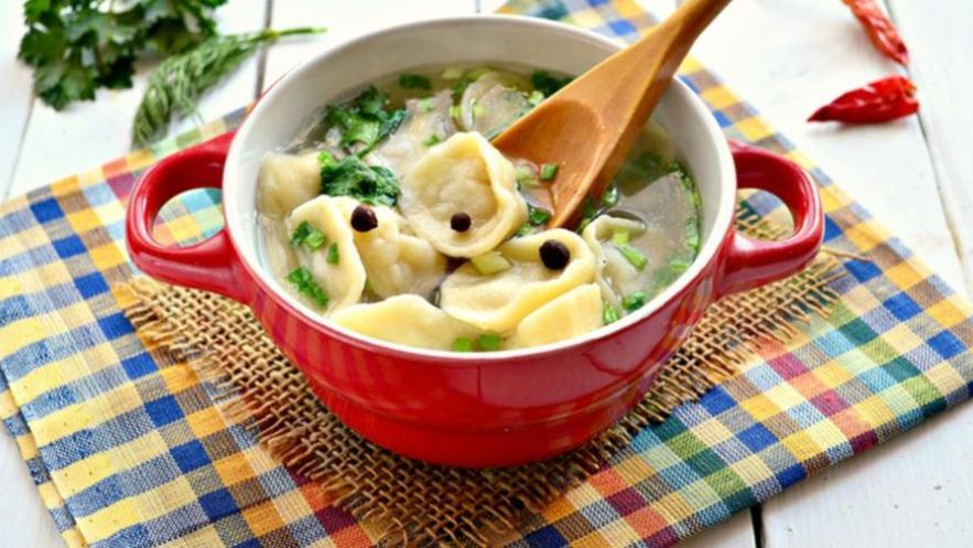 Рецепт суповых пельмешков с мясным фаршем