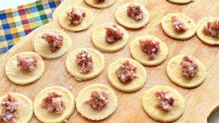 Рецепт суповых пельмешков с мясным фаршем