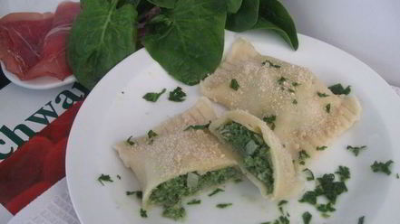 Рецепт жареных швабских пельменей маульташен