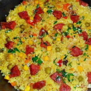 Рецепт Испанской паэльи с курицей