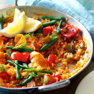 Рецепт Испанской паэльи с овощами