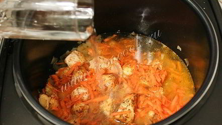 Рецепт куриного плова в мультиварке