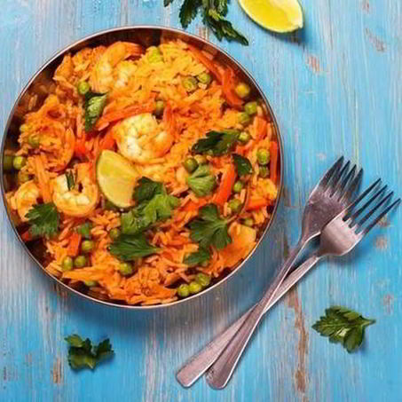Рецепт Паэльи с креветками