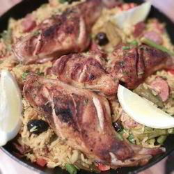 Рецепт Паэльи с кроликом