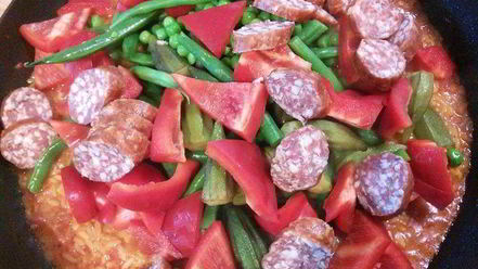 Рецепт паэльи с кроликом