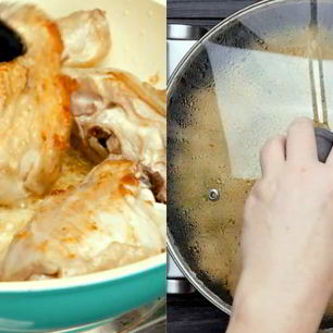 Рецепт Паэльи с курицей и креветками