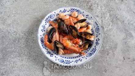 Рецепт паэльи с морепродуктами