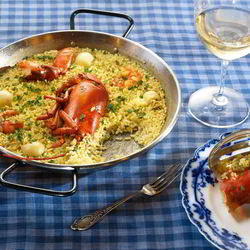 Рецепт Паэльи с омаром