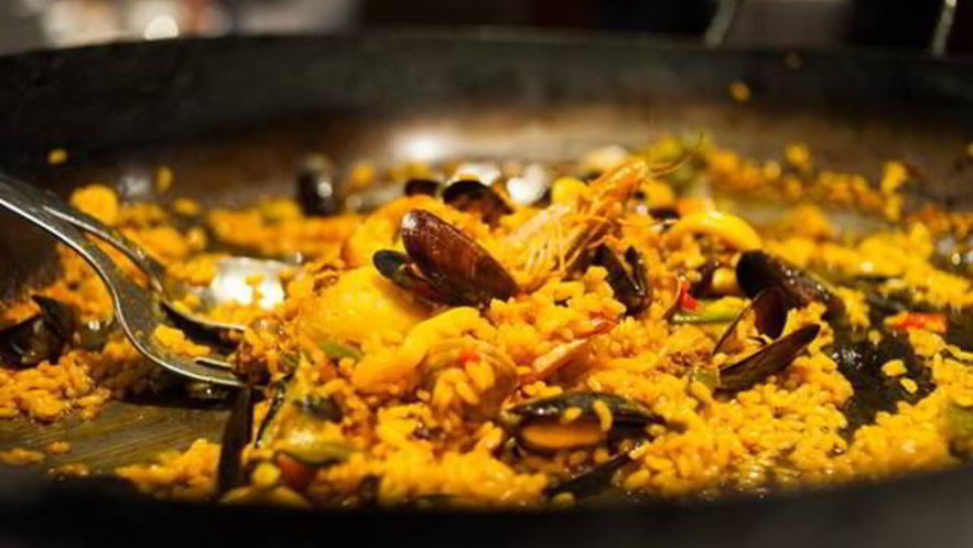 Рецепт паэльи с треской и мидиями