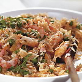 Рецепт Пилава с креветками