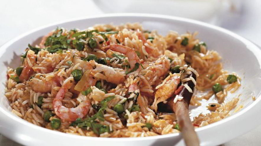 Рецепт пилава с креветками