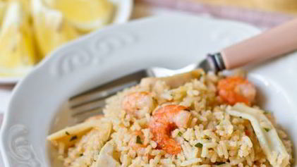 Рецепт Пилава с морепродуктами
