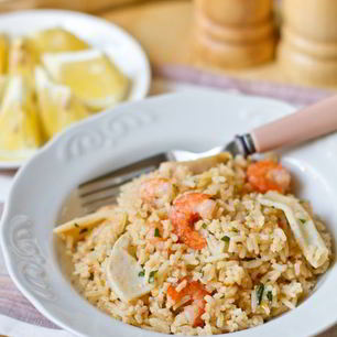 Рецепт Пилава с морепродуктами