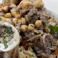 Рецепт Пилава с тушенкой и вареным нутом