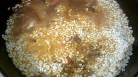 Рецепт плова фантазия с мясом и грибами