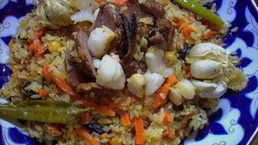 Рецепт плова из говядины и баранины с курдюком