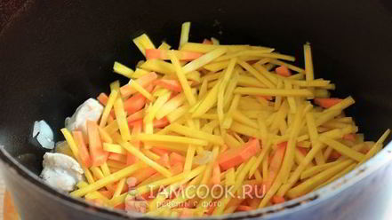 Рецепт плова из перловки с курицей