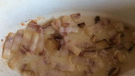 Рецепт плова на шкварках с копченостями