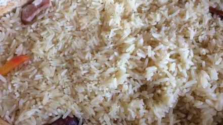 Рецепт плова на шкварках с копченостями