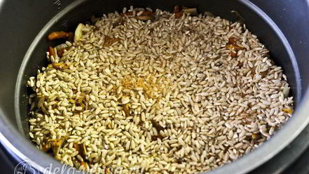 Рецепт плова с грибами