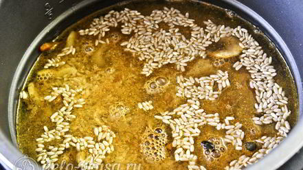 Рецепт плова с грибами