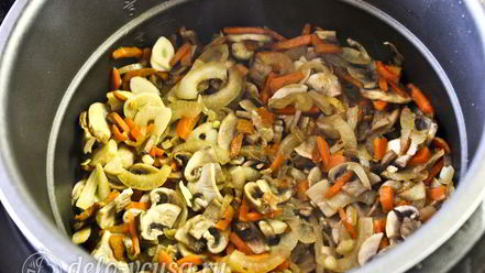 Рецепт плова с грибами