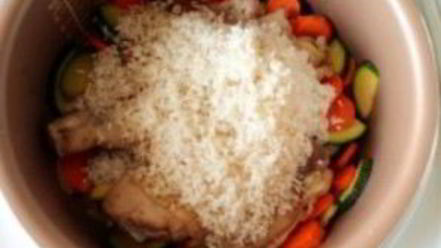 Рецепт плова с курицей и кабачками