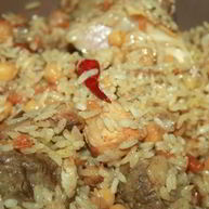 Рецепт Плова с нутом и курицей