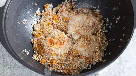 Рецепт плова с рисом и гречкой