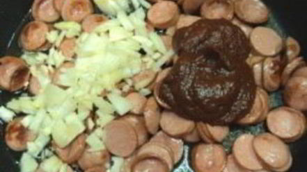 Рецепт плова с сосиской